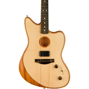 Акустико-электрогитара Fender American Acoustasonic Jazzmaster, натуральный цвет