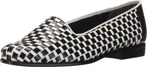 Женские балетки Trotters Liz, белый/черный