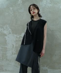 Асимметричный двусторонний жилет Aimoha - Select -, цвет Black