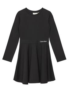 Платье на каждый день обычный крой Logo Tape IG0IG02666 D Calvin Klein Jeans, черный