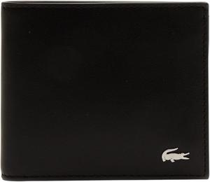 Lacoste мужской кошелек Fg Medium Billfold с отделением для монет, Black