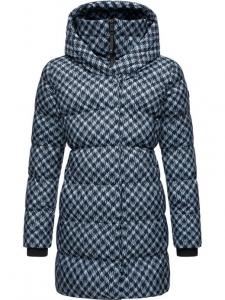 Стеганое пальто niara с принтом Ragwear, синий
