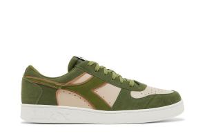 Кроссовки Magic Basket Low 'Calliste Green Moth', зеленый