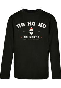 Футболка F4NT4STIC Longsleeve Ho Ho Ho Santa Claus Weihnachten, черный