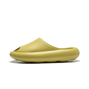 Шлепанцы унисекс оливковый желто-зеленый Lining