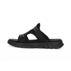 Banas Мужские слайдеры с пенопластовой подошвой и кожаными вставками противоскользящие хаки, цвет Khaki