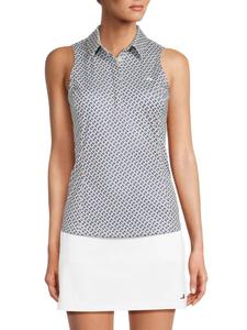 Топ без рукавов с принтом Dena J.Lindeberg, цвет White Blue