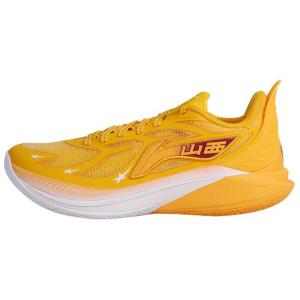 Li-Ning LiNing SONIC 12 PE Version Cushioning Wear-Resistant Low-Top Basketball Shoes мужские желтые белые