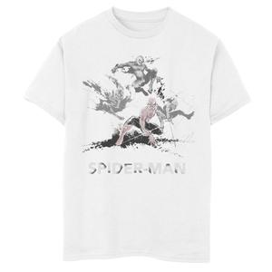Футболка с графическим плакатом и плакатом Marvel Spider-Man для мальчиков 8–20 лет Marvel