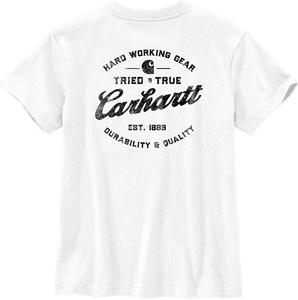 Carhartt Women's 104687 футболка с принтом Tried and True, White