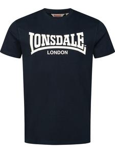 Футболка "Fulwood T-Shirt Regular Fit" синего цвета Lonsdale
