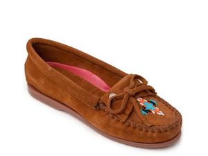 Тапочки Minnetonka Nizhoni Moc Slipper - Women's, темно-коричневый