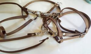 Комплект Hobby Horse из уздечки, нагрудника и поводьев коричневый А5 Inna Bajka