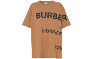Женская футболка Burberry, цвет Camel