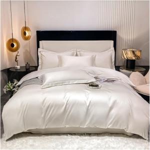 SKipdr Комплект постельного белья Cotton Family однотонный ультрамягкий White