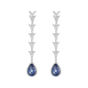 Apm Monaco Серьги FESTIVAL 925 Sterling Silver женские Blue