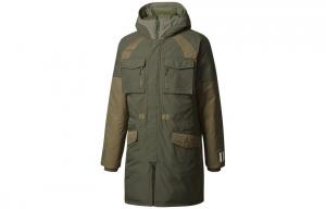 Парка Adidas Original x White Mountaineering Down, зеленый