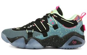 State Pole 6371 Sound Wave массивные кроссовки мужские низкие черные/зеленые Peak