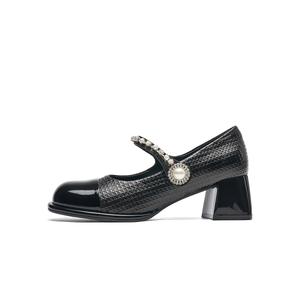 Повседневные туфли женские черные EBLAN