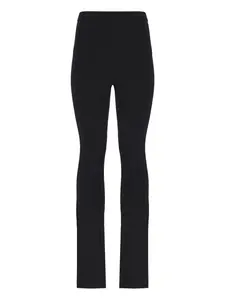 Вязаные расклешенные брюки Laneus, черный