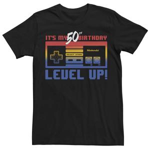 Мужская футболка Level Up к 50-летию Nintendo Licensed Character