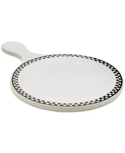 Придворный осмотр ежедневной сырной тарелки Mackenzie-Childs, black/white
