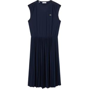 Бесплатное плиссированное платье LACOSTE, синий