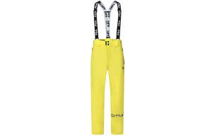 Fila Спортивные лыжные штаны мужские, шнурованные, желтые, прямого кроя