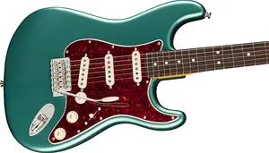 Fender American Professional Classic Stratocaster 2025 года с грифом из розового дерева, цвет Faded Sherwood Green Metallic