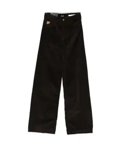 Вельветовые брюки шоколадно-коричневого цвета с планкой на пуговицах. Lois, коричневый