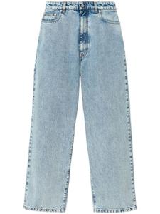 Хлопковые джинсы с высокой талией Fabiana Filippi, синий