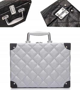 Дорожная косметичка, коробочка для косметики Admir, цвет серебро