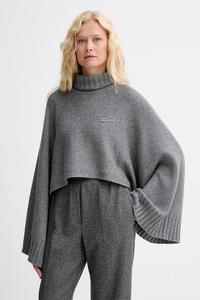 Свитер из смесовой шерсти Twinset, серый