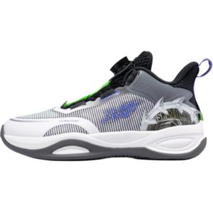 Износостойкие высокие детские баскетбольные кроссовки для подростков XTEP, серый/белый