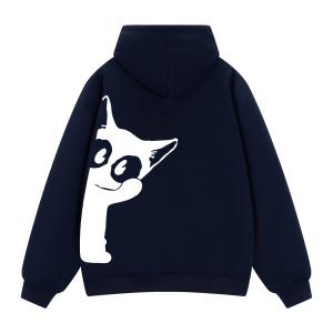 Толстовка Unisex Hooded Moderate Cardigan ZIAREL, темно-синий