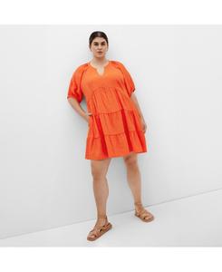 Платье Kara больших размеров CITY CHIC, Tangerine