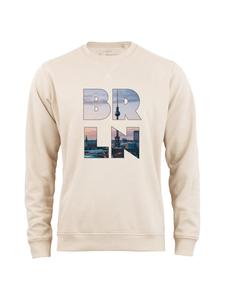 Толстовка Cotton Prime Sweatshirt Skyline Berlin - Weltenbummler Kollektion, песочный