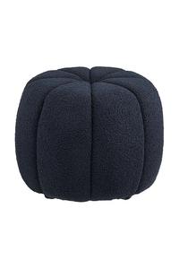 Пуф с узором пейсли 48 х 38 см House Nordic, темно-синий