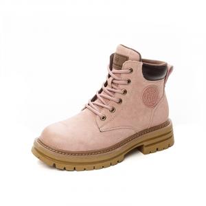 PLO CART Короткие женские мартины розовые, цвет Pink