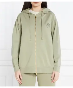 Толстовка Loose fit Pinko, зеленый