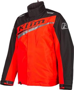 Куртка для снегохода KLIM Kaos Winter, Black - High Risk Red