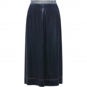 Текстурированная миди-юбка Maison Margiela, синий черный