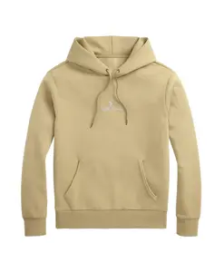 Худи из смесовой хлопковой ткани с застежкой-молнией Polo Ralph Lauren, бежевый