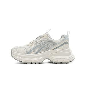 EBLAN Массивные кроссовки женские серебристо-белые