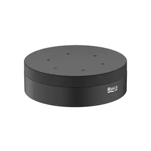 Круглая мыльница Roca для отеля, матовый черный