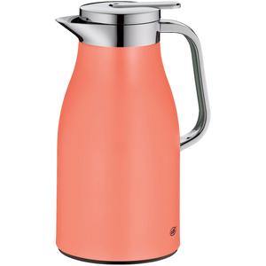 Кофейник термос SKYLINE, с вставкой из закаленного стекла и эргономичной ручкой, 1 л, 1 шт., 12 часов горячее & 24 часа холодное, поворотная крышка с удобной кнопкой Alfi, Deep apricot mat