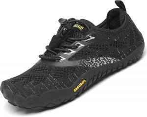 Детская обувь SAGUARO для босых ног для мальчиков и девочек, быстро сохнущие аква-кроссовки, легкая спортивная обувь, водные тапочки для малышей, черный