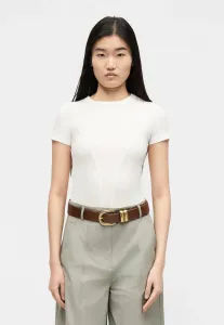 Футболка с принтом надколенника Max&Co., White