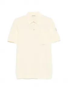 Поло с короткими рукавами MONCLER, бежевый