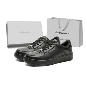 Kaltendin Кроссовки Air Force 1 All Season универсальные модные удобные низкие мужские черные, цвет Black